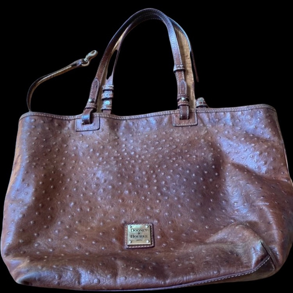 - Vintage dooney & Burke pebbles leather tote